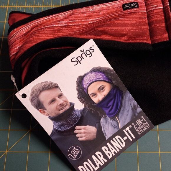 Headband &Neck Gaiter, Sprigs - Picture 1 of 5